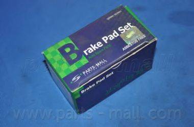 PARTS-MALL PKF024 Комплект тормозных колодок, дисковый тормоз