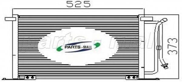 PARTS-MALL PXNC2002 Конденсатор, кондиционер