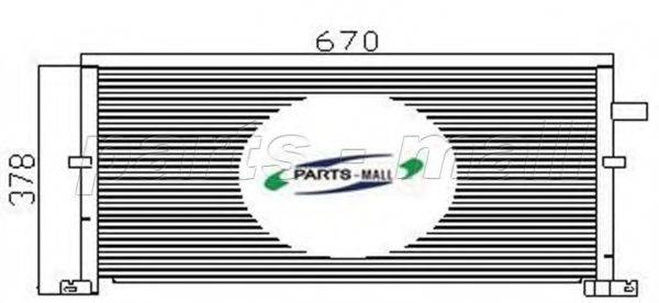 PARTS-MALL PXNC2015 Конденсатор, кондиционер
