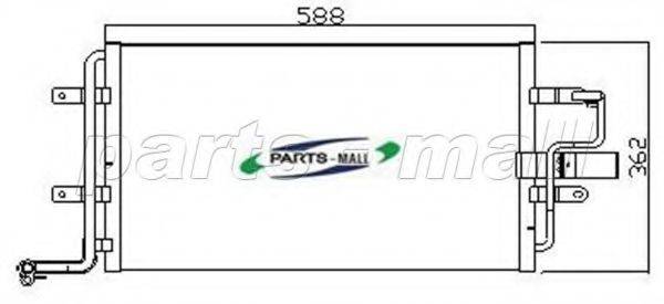 PARTS-MALL PXNCT002 Конденсатор, кондиционер