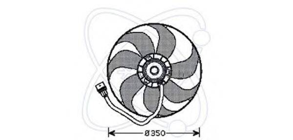Вентилятор, охлаждение двигателя ELECTRO AUTO 32VB007