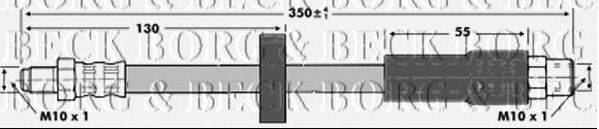 BORG & BECK BBH6916 Тормозной шланг