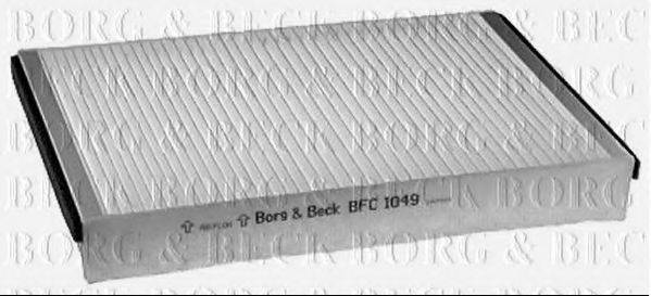 Фильтр, воздух во внутренном пространстве BORG & BECK BFC1049