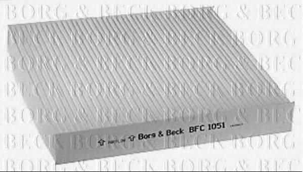Фильтр, воздух во внутренном пространстве BORG & BECK BFC1051