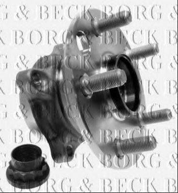 Комплектующие, колодки дискового тормоза BORG & BECK BBK1284
