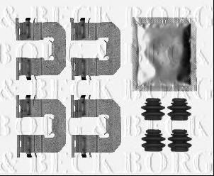 BORG & BECK BBK1488 Комплектующие, колодки дискового тормоза