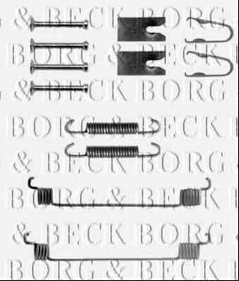 Комплектующие, колодки дискового тормоза BORG & BECK BBK6147