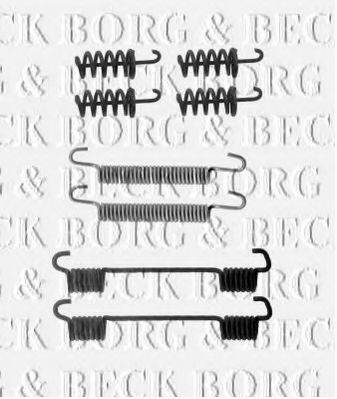 BORG & BECK BBK6186 Комплектующие, колодки дискового тормоза