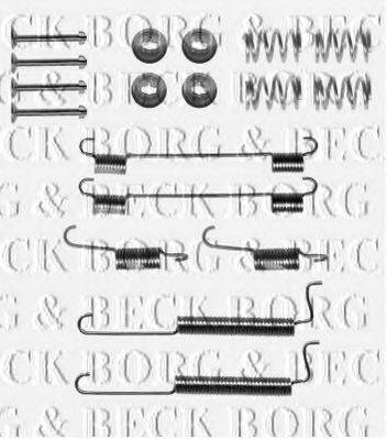 BORG & BECK BBK6198 Комплектующие, колодки дискового тормоза