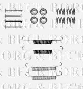 BORG & BECK BBK6206 Комплектующие, колодки дискового тормоза
