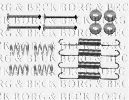 BORG & BECK BBK6208 Комплектующие, колодки дискового тормоза