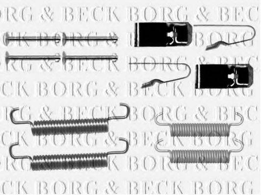 Комплектующие, колодки дискового тормоза BORG & BECK BBK6213