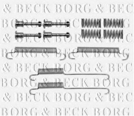 BORG & BECK BBK6216 Комплектующие, колодки дискового тормоза