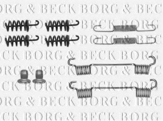 BORG & BECK BBK6284 Комплектующие, колодки дискового тормоза