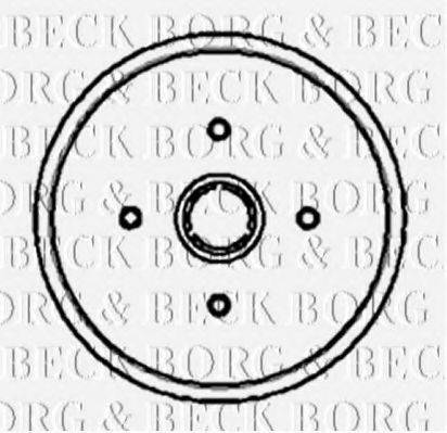BORG & BECK BBR7001 Тормозной барабан