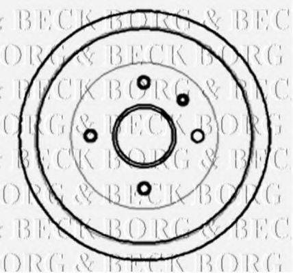 Тормозной барабан BORG & BECK BBR7005