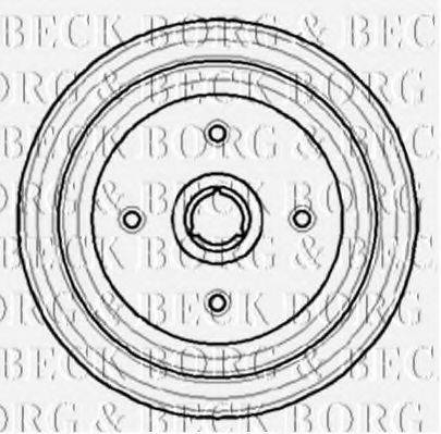 BORG & BECK BBR7064 Тормозной барабан