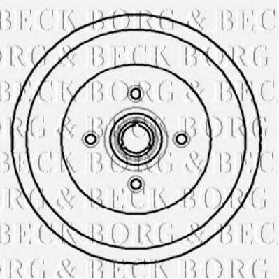 BORG & BECK BBR7066 Тормозной барабан