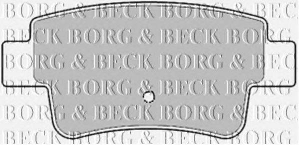 BORG & BECK BBP1946 Комплект тормозных колодок, дисковый тормоз