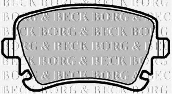 BORG & BECK BBP2139 Комплект тормозных колодок, дисковый тормоз