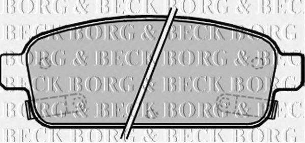 BORG & BECK BBP2214 Комплект тормозных колодок, дисковый тормоз
