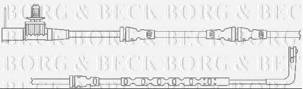 Сигнализатор, износ тормозных колодок BORG & BECK BWL3118