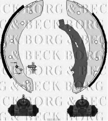 Комплект тормозных колодок BORG & BECK BBS1039K
