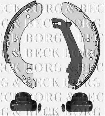 Комплект тормозных колодок BORG & BECK BBS1059K