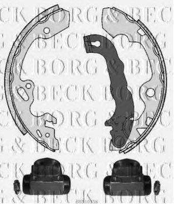Комплект тормозных колодок BORG & BECK BBS1075K