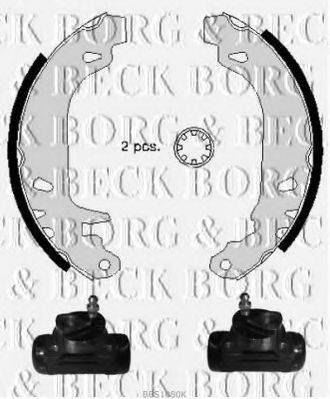 Комплект тормозных колодок BORG & BECK BBS1080K