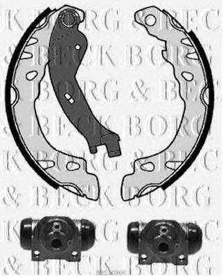 Комплект тормозных колодок BORG & BECK BBS1086K