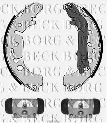 Комплект тормозных колодок BORG & BECK BBS1089K