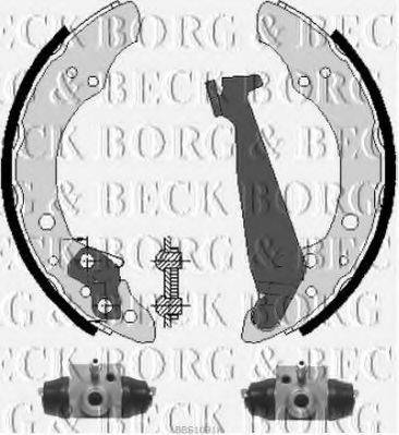 Комплект тормозных колодок BORG & BECK BBS1091K