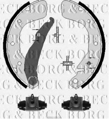 Комплект тормозных колодок BORG & BECK BBS1093K
