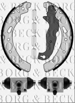 Комплект тормозных колодок BORG & BECK BBS1114K