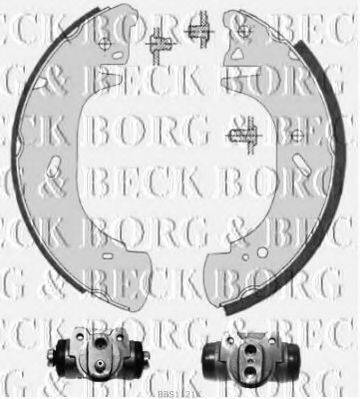 BORG & BECK BBS1121K Комплект тормозных колодок