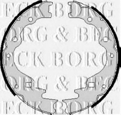 BORG & BECK BBS6009 Комплект тормозных колодок