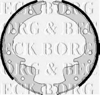 BORG & BECK BBS6013 Комплект тормозных колодок