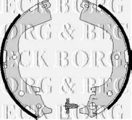 Комплект тормозных колодок BORG & BECK BBS6018