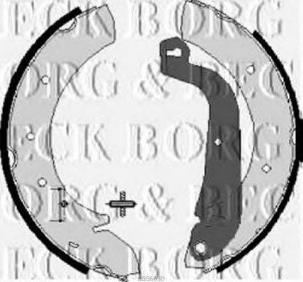 BORG & BECK BBS6030 Комплект тормозных колодок