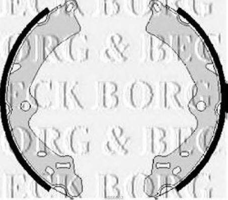 BORG & BECK BBS6062 Комплект тормозных колодок