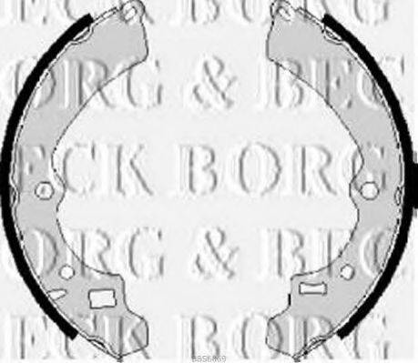 BORG & BECK BBS6069 Комплект тормозных колодок