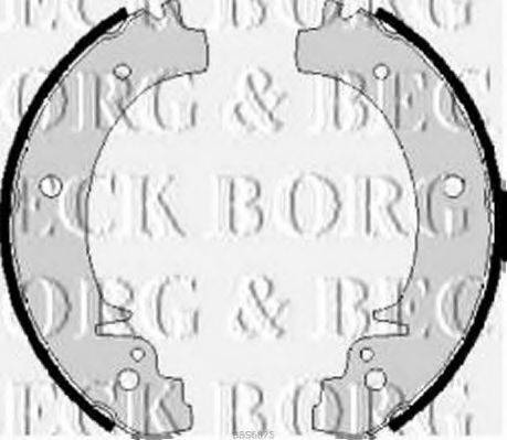 BORG & BECK BBS6075 Комплект тормозных колодок