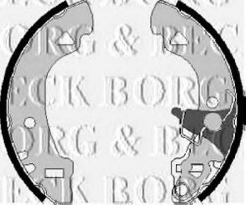 Комплект тормозных колодок BORG & BECK BBS6079