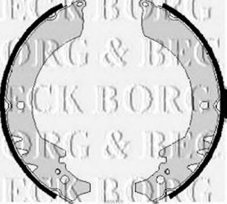 Комплект тормозных колодок BORG & BECK BBS6109