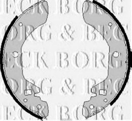 BORG & BECK BBS6126 Комплект тормозных колодок
