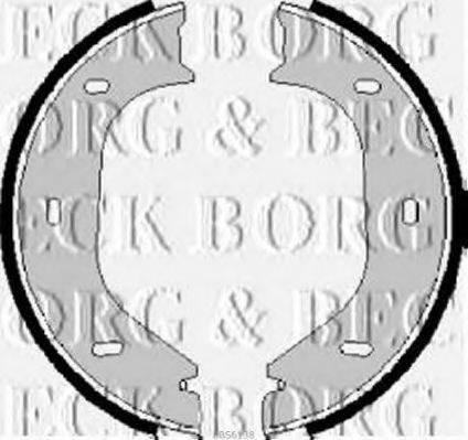Комплект тормозных колодок BORG & BECK BBS6138