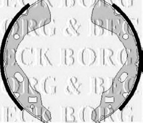 BORG & BECK BBS6148 Комплект тормозных колодок