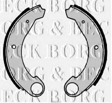 BORG & BECK BBS6153 Комплект тормозных колодок