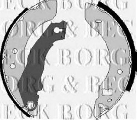 BORG & BECK BBS6162 Комплект тормозных колодок